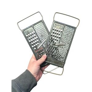 Vintage All In One Mandoline Grater‎ Set Kitchen Tool Food Prep